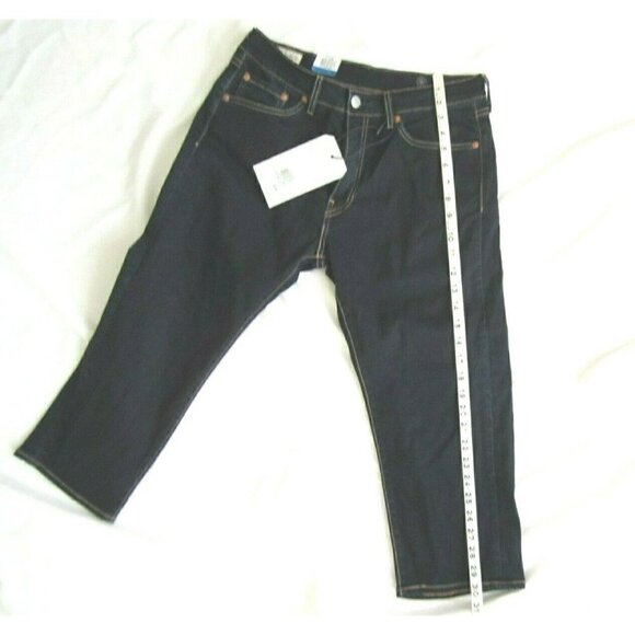 New W/ Tag Women's Levis 505 Regular Cropped Stretch Cool Jean Size 30 - Picture 4 of 11